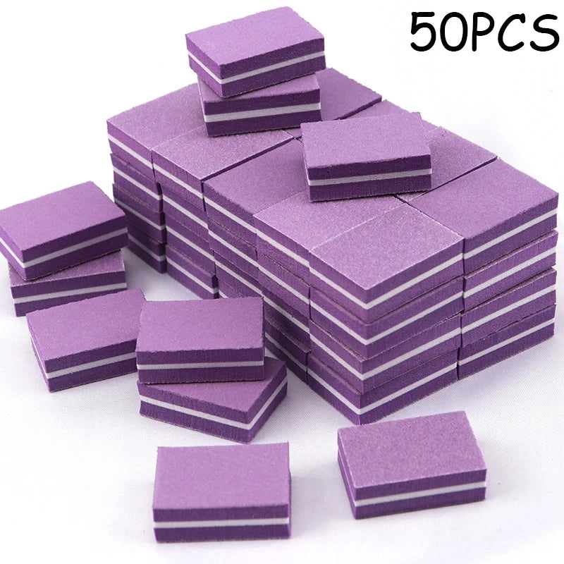 50Pcs Professional Mini Nail Files for Perfect Manicure - Smarsty