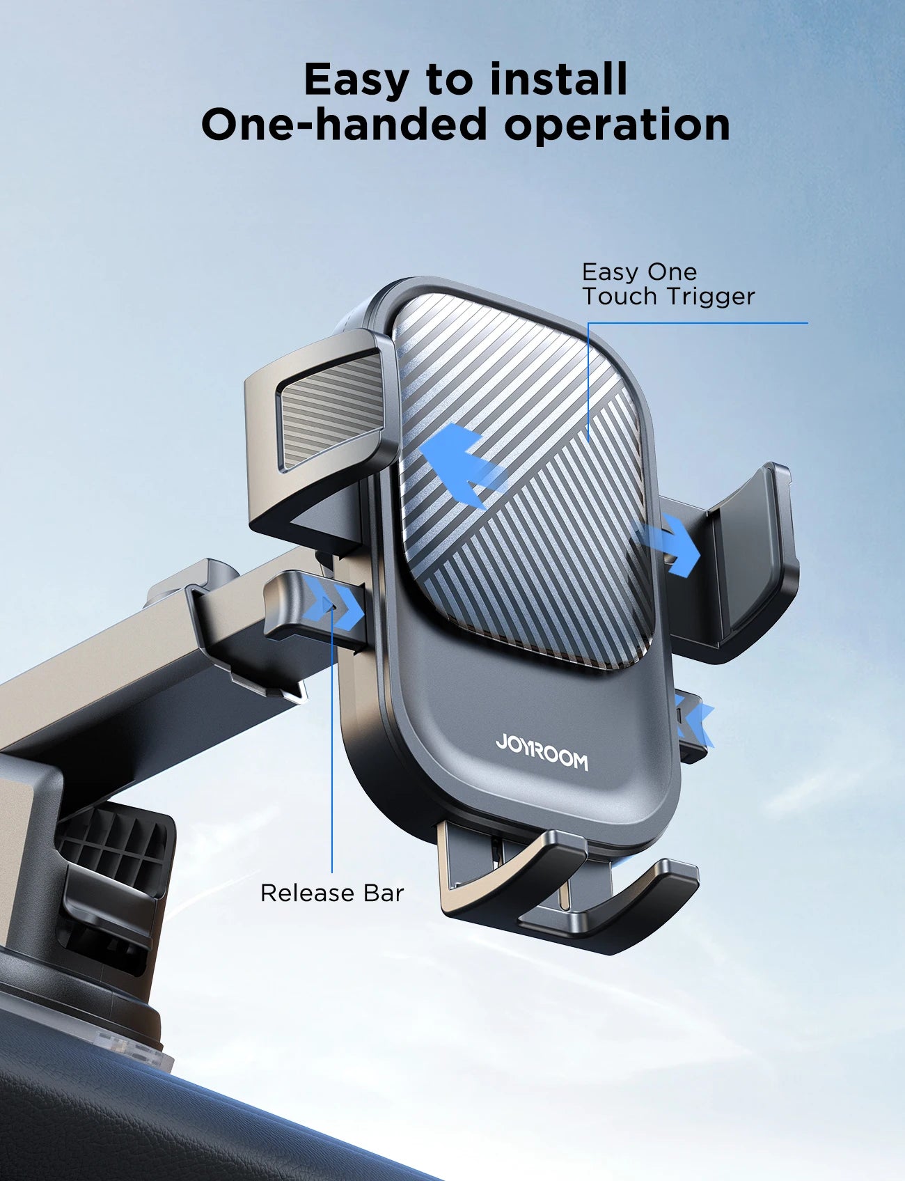 Universal Car Phone Mount With Strong Suction 360 Rotation - Smarsty