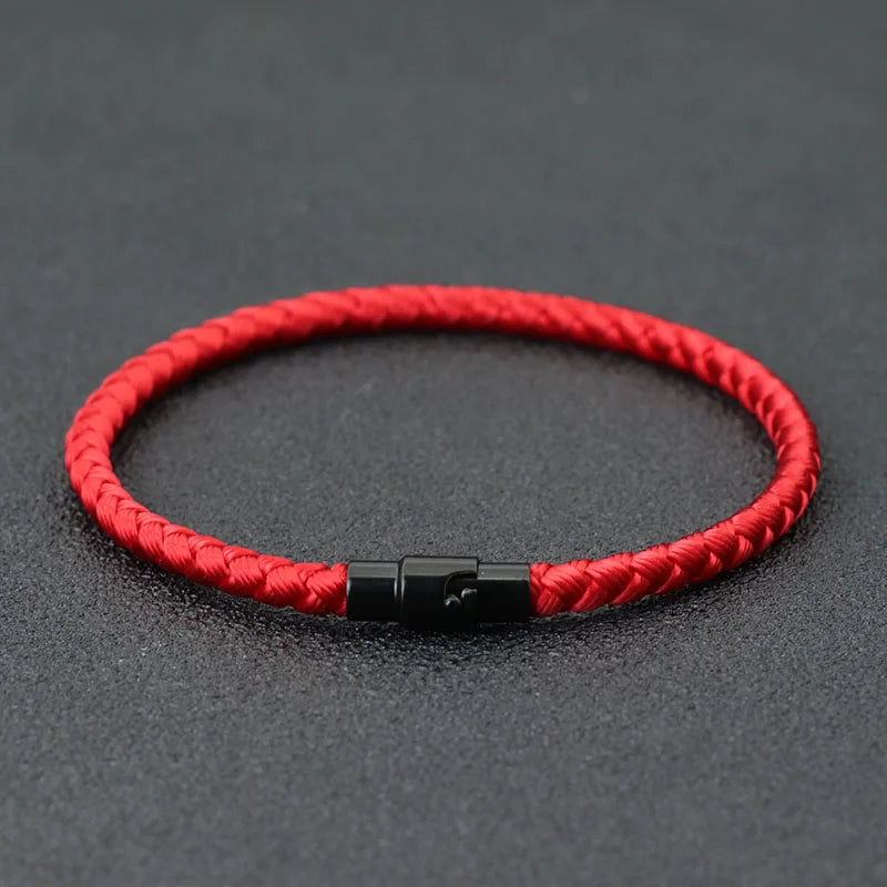 Grade A Keel Rope Bracelet Men Femme Lucky Red Thread Braclet Attract Mirco Magentic Couple Braslet Wealth Prosperity Brazalete - Smarsty