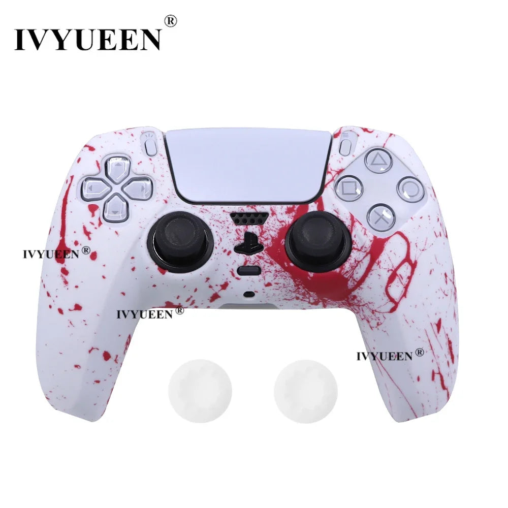 Water Transfer Printing Silicone Case for PS5 Controller - Smarsty