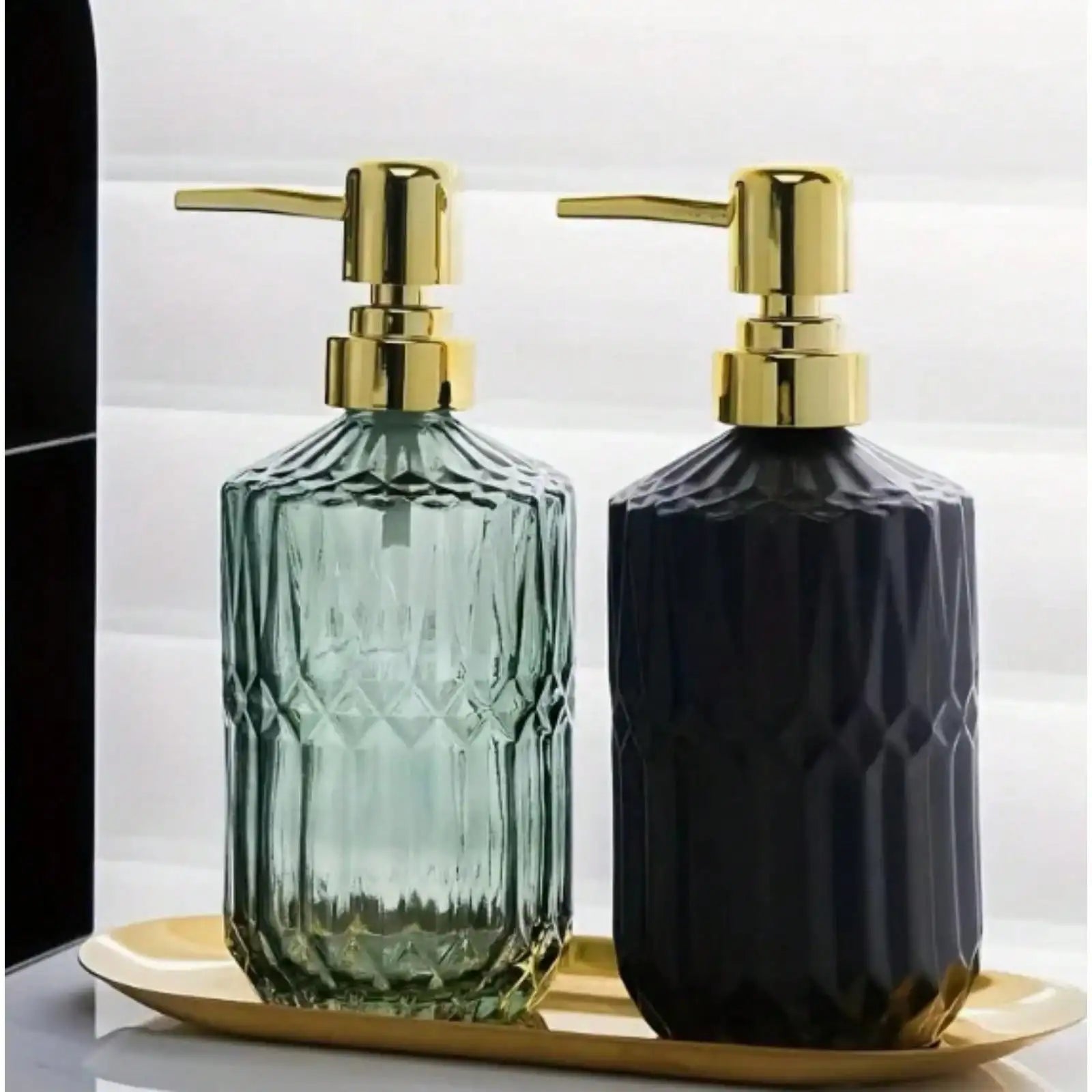 Glass Soap Dispenser Pump Bottle for Easy Refilling - Smarsty