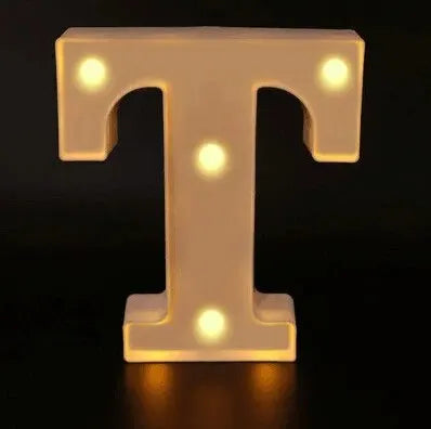 Colorful LED Letter Light for Weddings and Birthdays - Smarsty
