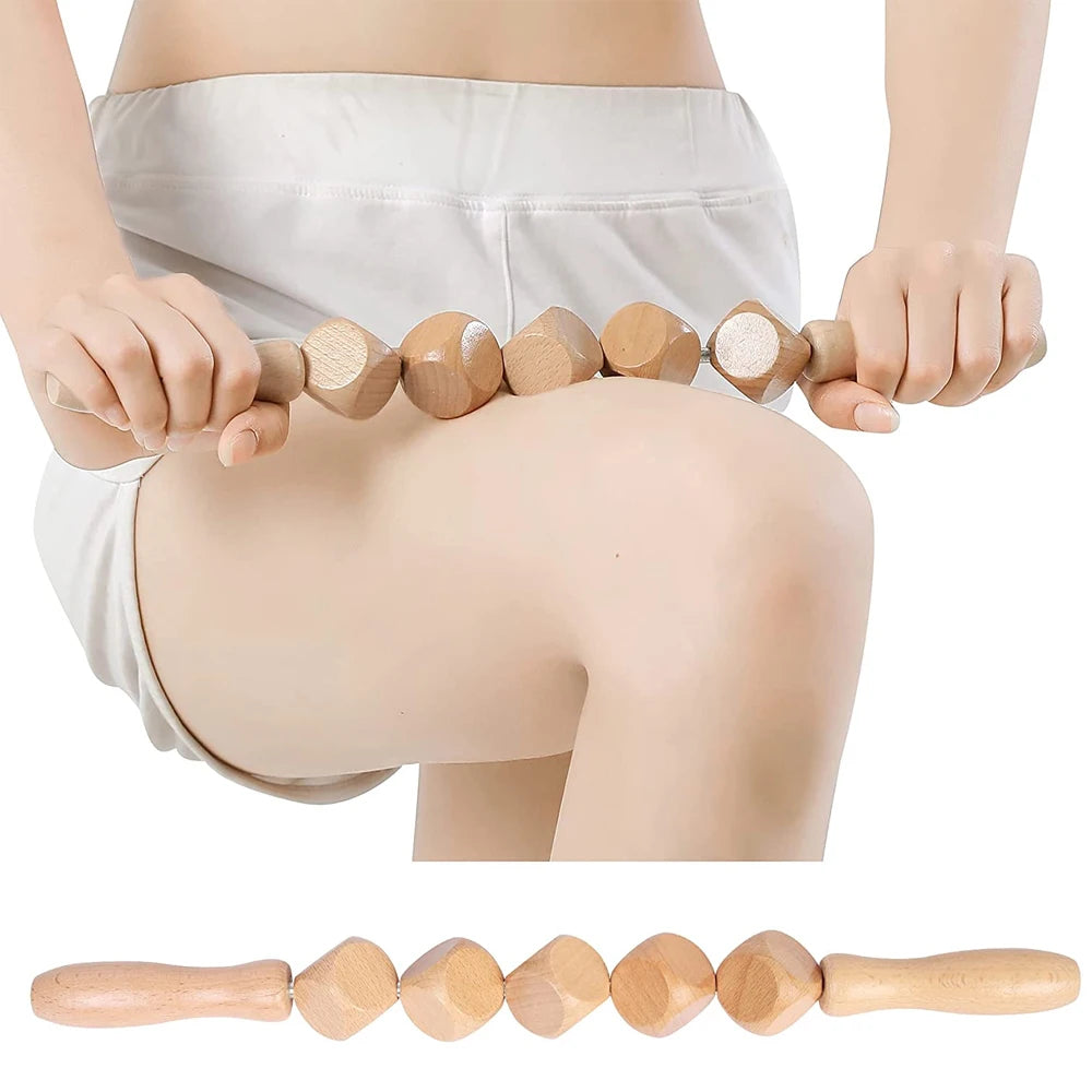 6 In 1 Wooden Massage Tool Set for Lymphatic Drainage - Smarsty