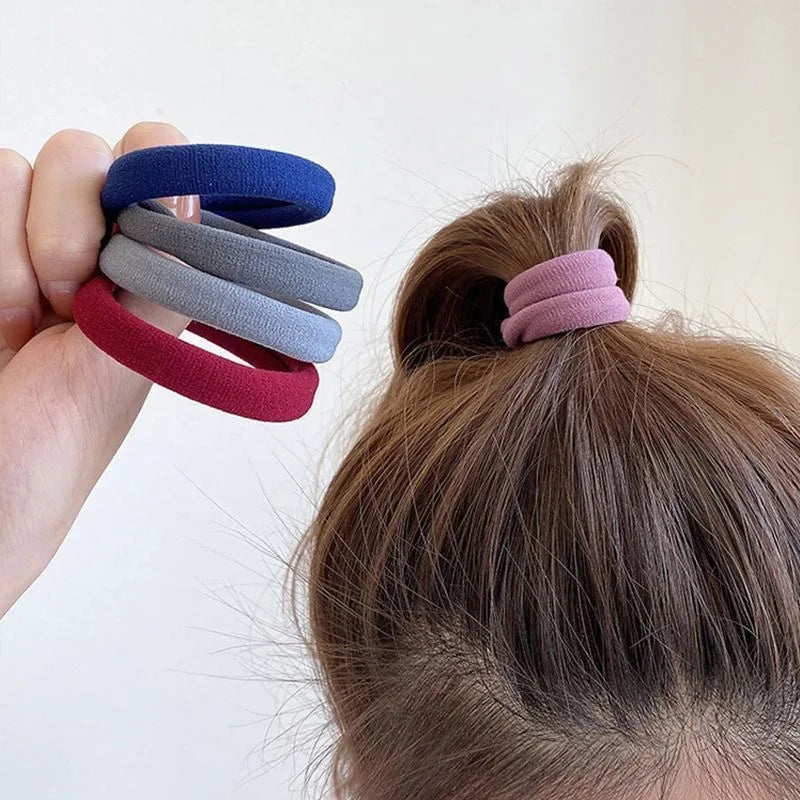 20 Pack Elastic Hair Bands High Elasticity Comfort Simple - Smarsty