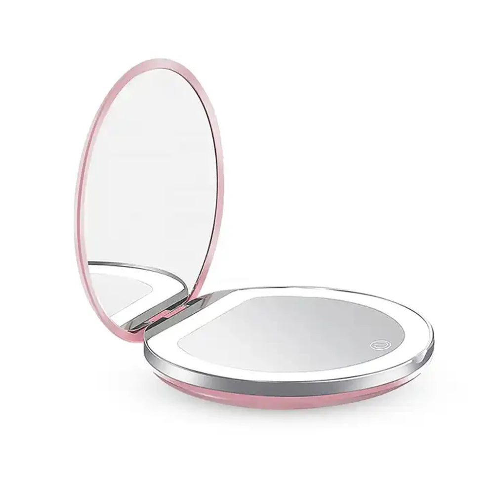 LED Compact Mirror with Light for Travel - Smarsty