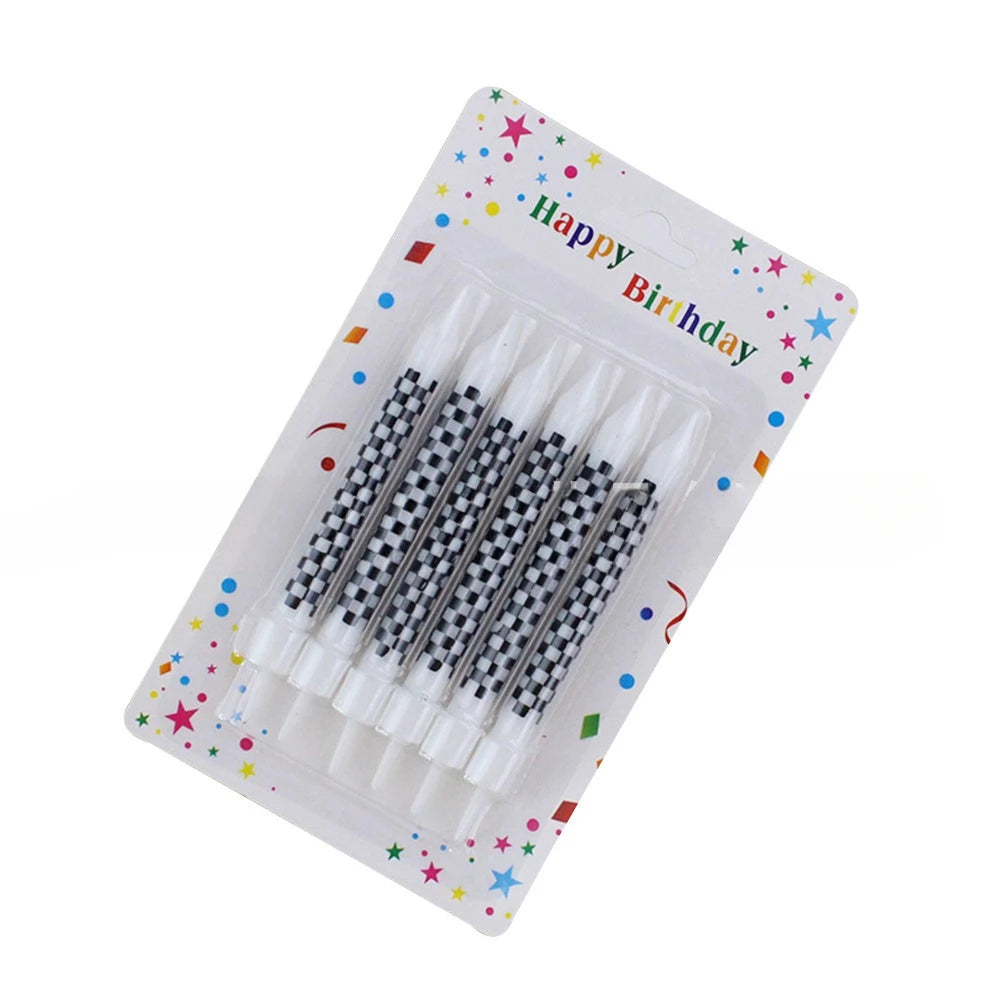 6/12/48pcs/1case Birthday Candles Spiral Cake Candles Long Thin Cake Candles For Wedding Party And Cake Decoration - Smarsty