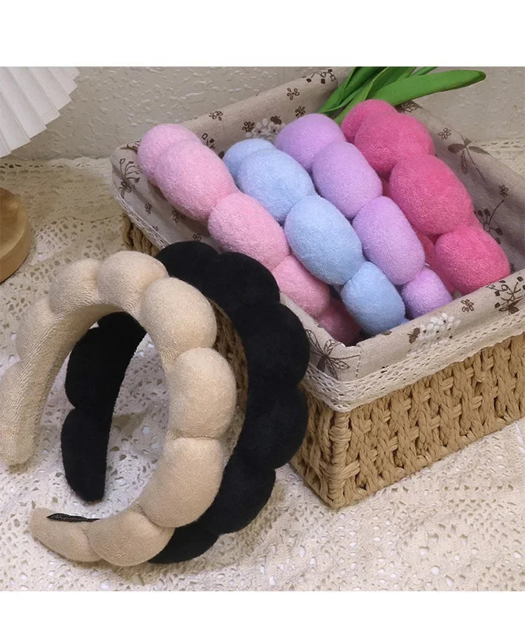 Microfiber Spa Headband Soft Absorbent Face Washing - Smarsty