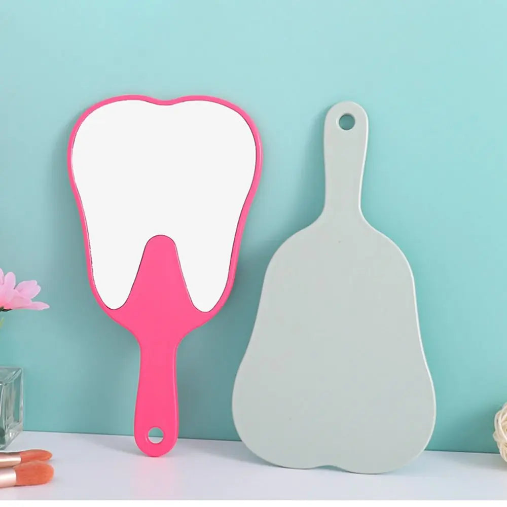 Tooth Shaped Handheld Mirror for Makeup and Dental Use - Smarsty