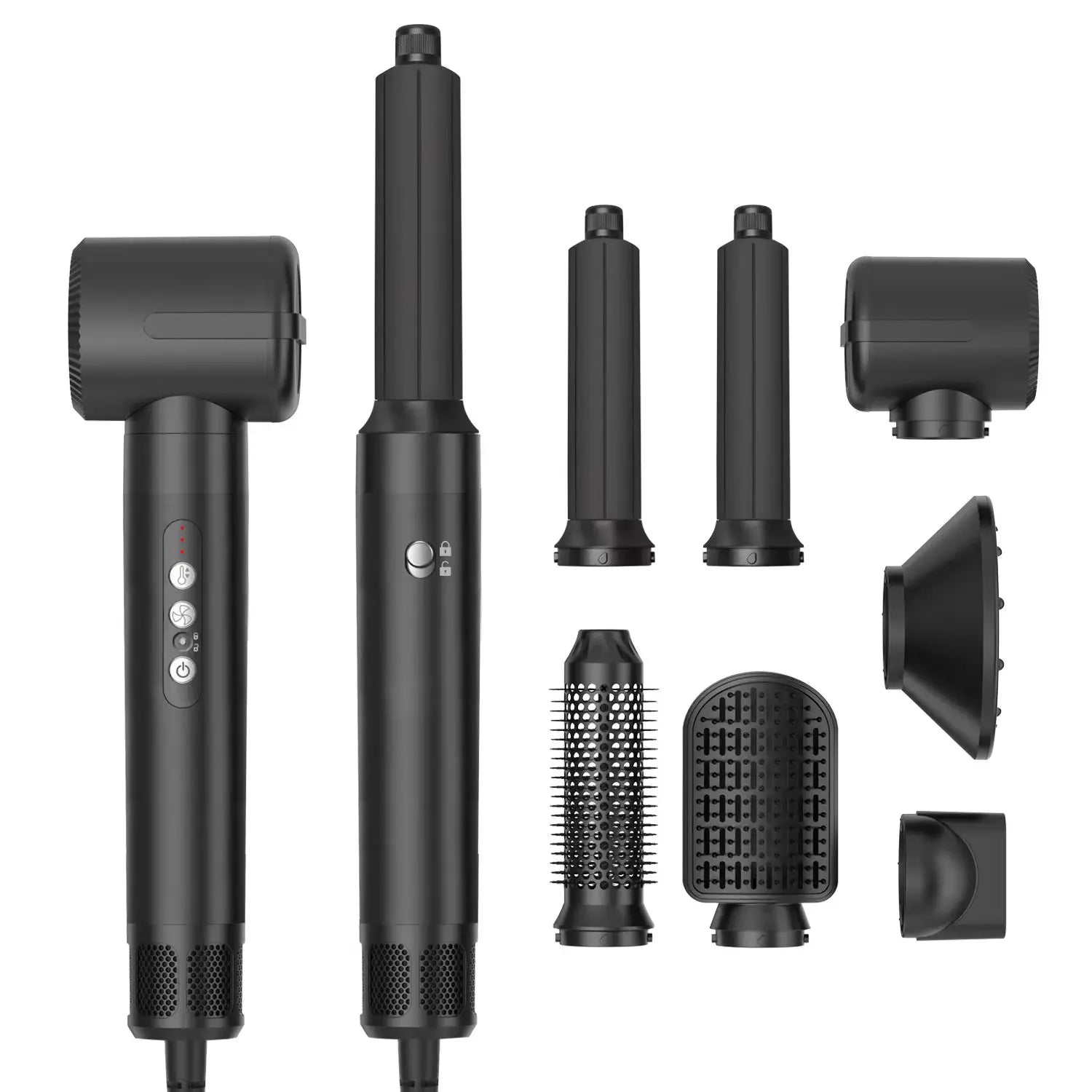 High Speed 7 In 1 Hair Dryer Brush with Diffuser - Smarsty