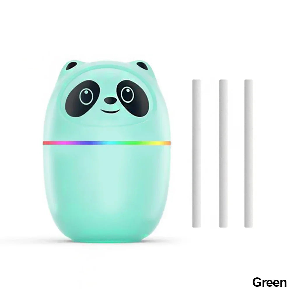 Cute Panda Air Humidifier and Aroma Diffuser with Night Light - Smarsty