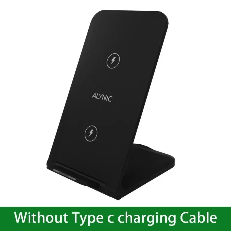 Foldable Wireless Charging Station Desktop Stand For Phones - Smarsty