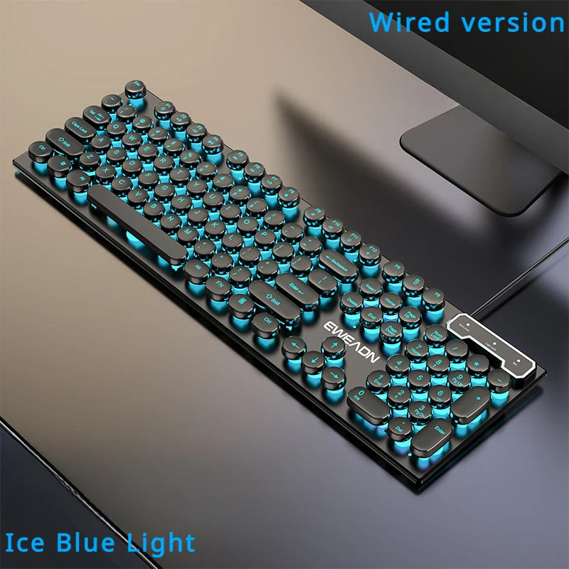 Gamer Wired Keyboard Mechanical Feel E-Sports 104 Keys Usb Wired Gaming Mouse Wired Keyboard Pc Accessories for Laptop Gamers