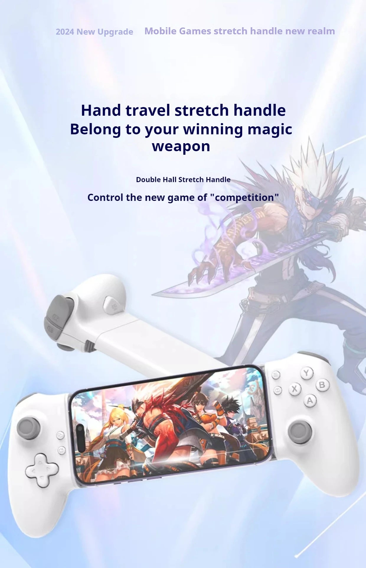 Memo S3 Type-C Mobile Gamepad with Hall Effect Joystick - Smarsty