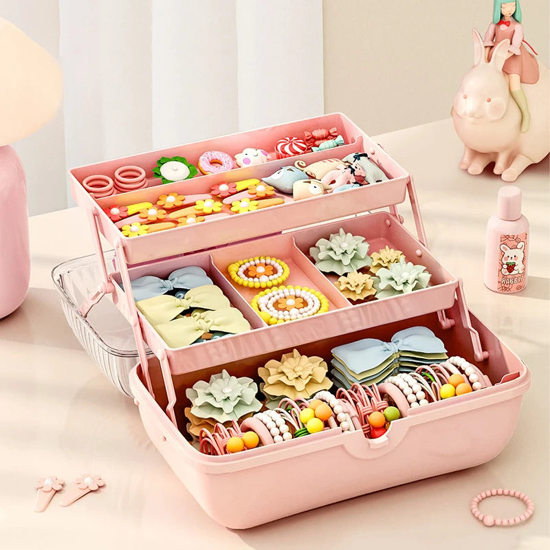 Cute Multi-Layer Hairpin Organizer for Kids Accessories - Smarsty
