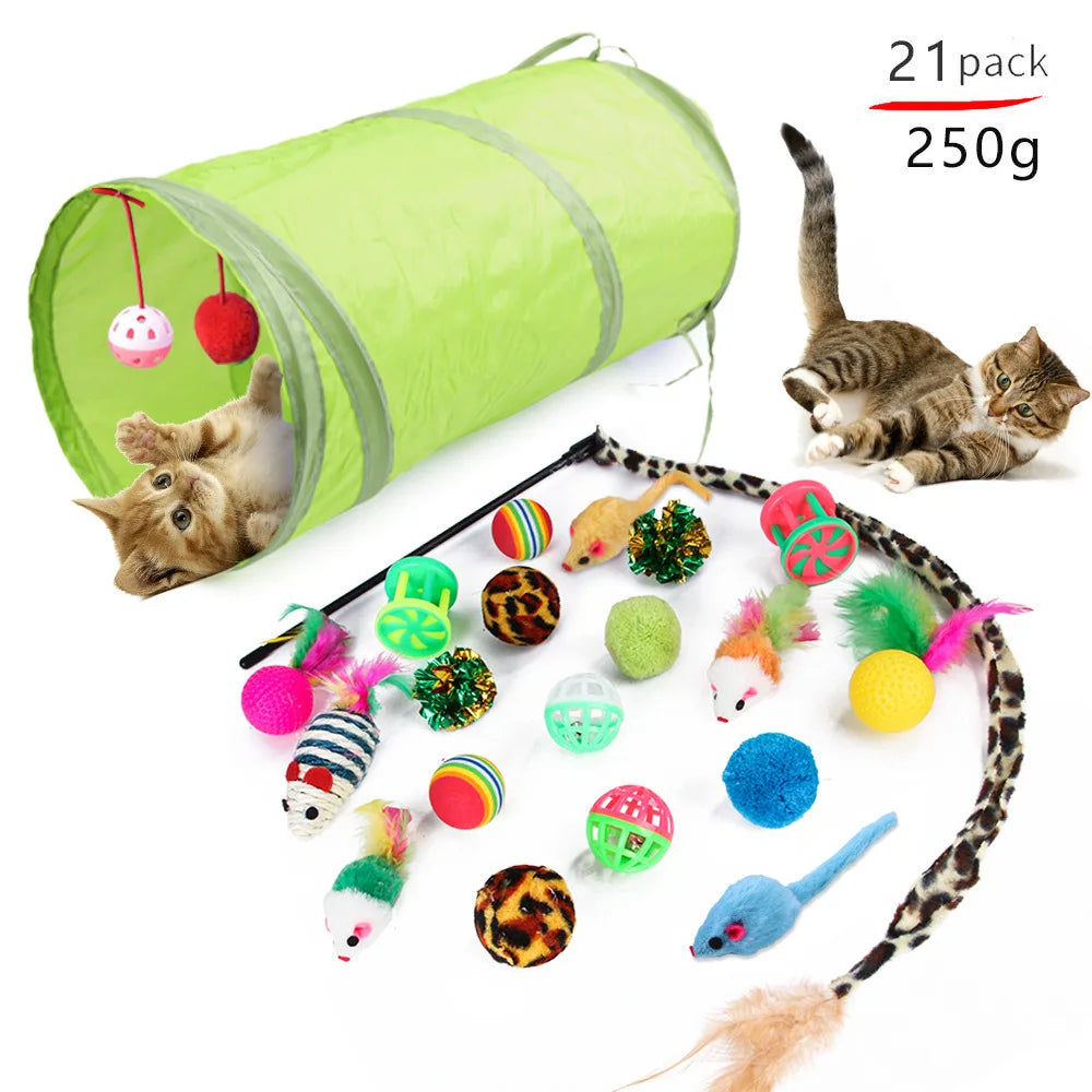 Interactive Cat Toy Combination Set for Fun Play - Smarsty