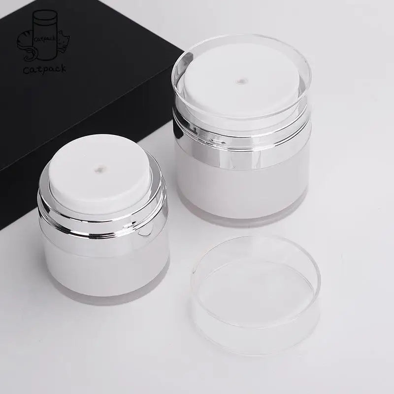 Airless Pump Jar for Makeup Lotion Refillable Container - Smarsty