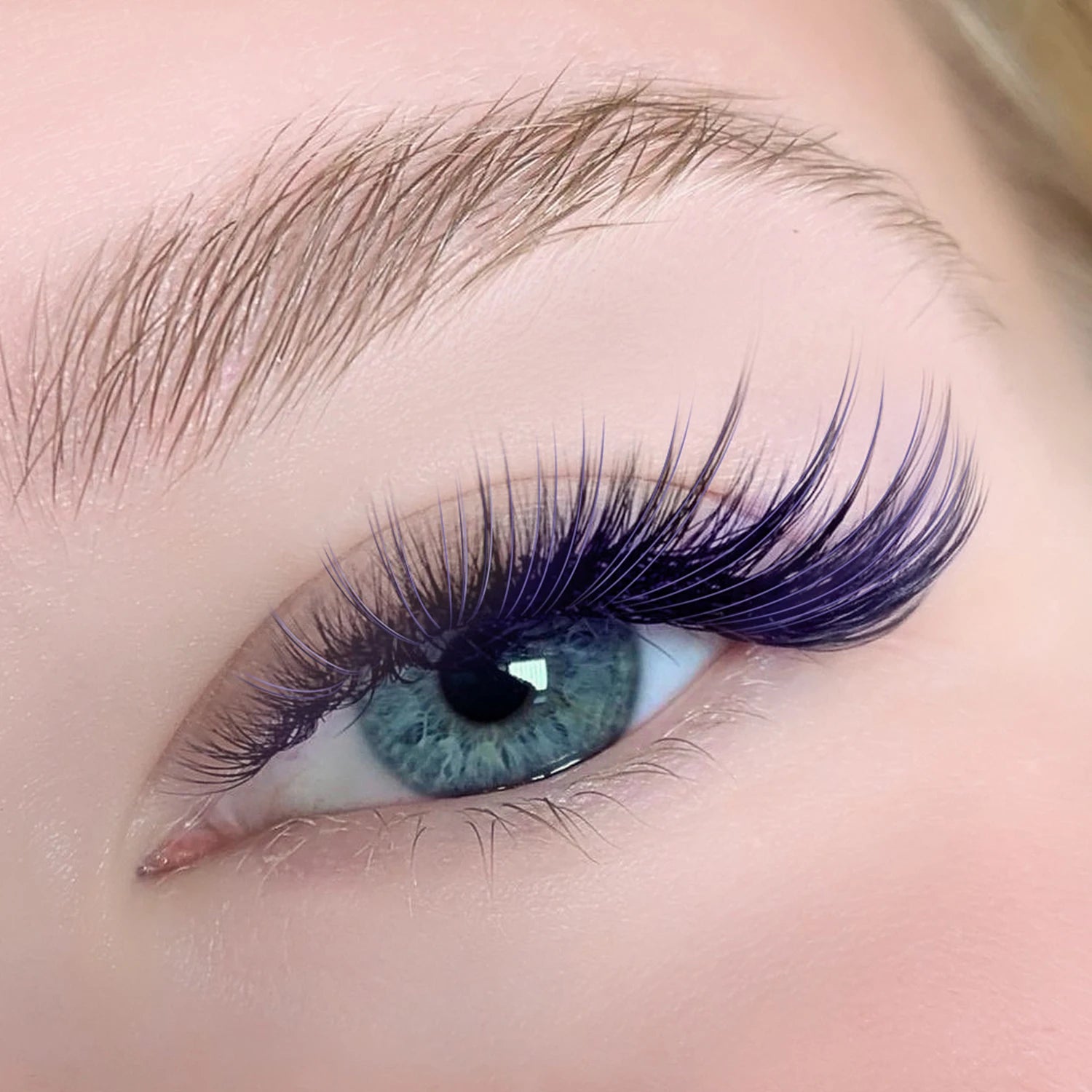 Glamlash Morandi Grey Colorful Individual Eyelash Extensions - Smarsty