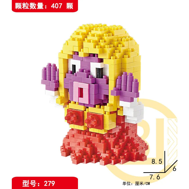 DIY Pokemon Blocks Small Cartoon Mini Building Block Pikachu Charizard Eevee Mewtwo Anime Assemble Action Model Dolls Toys by Smarsty