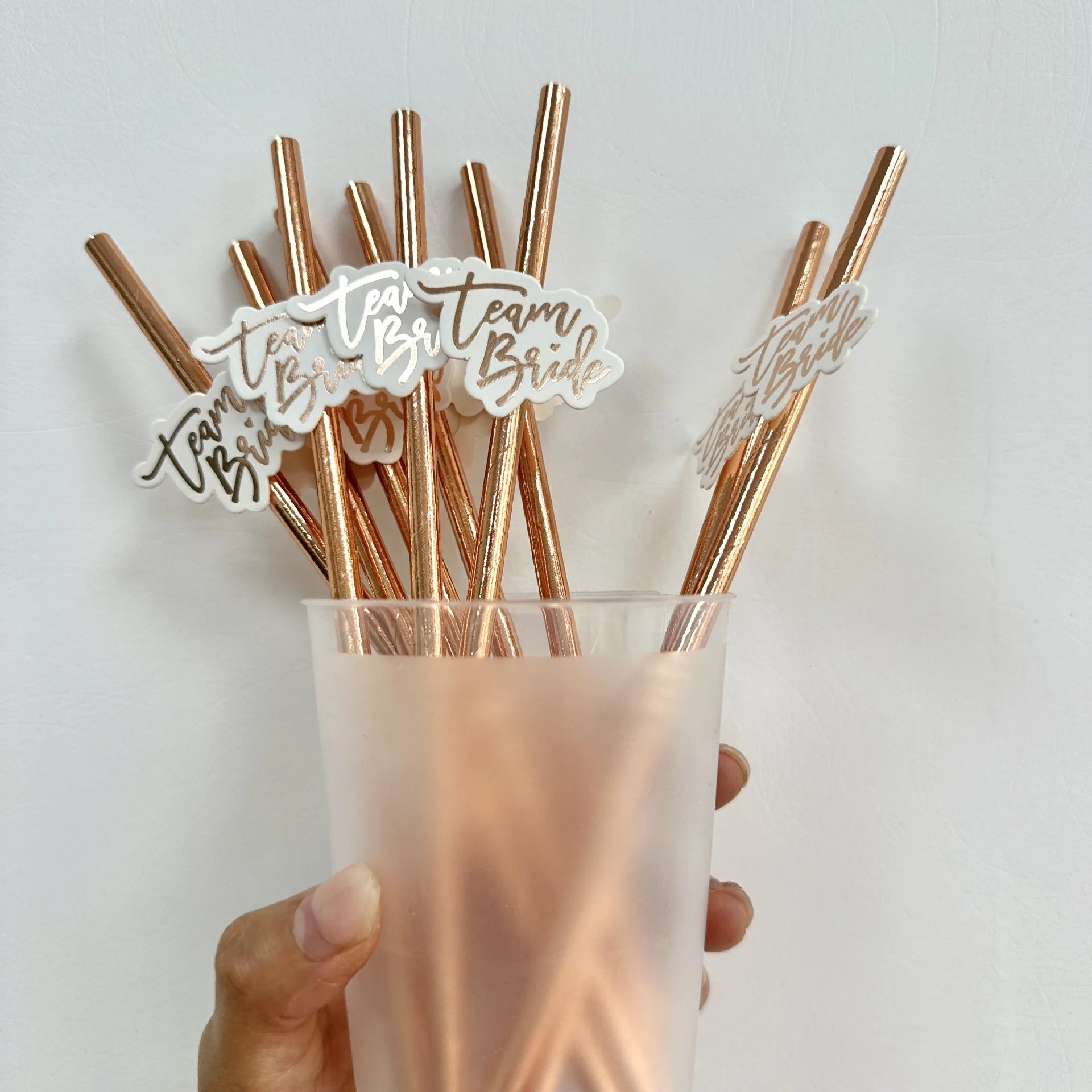 Team Bride Plastic Drinking Cups for Bachelorette Party - Smarsty