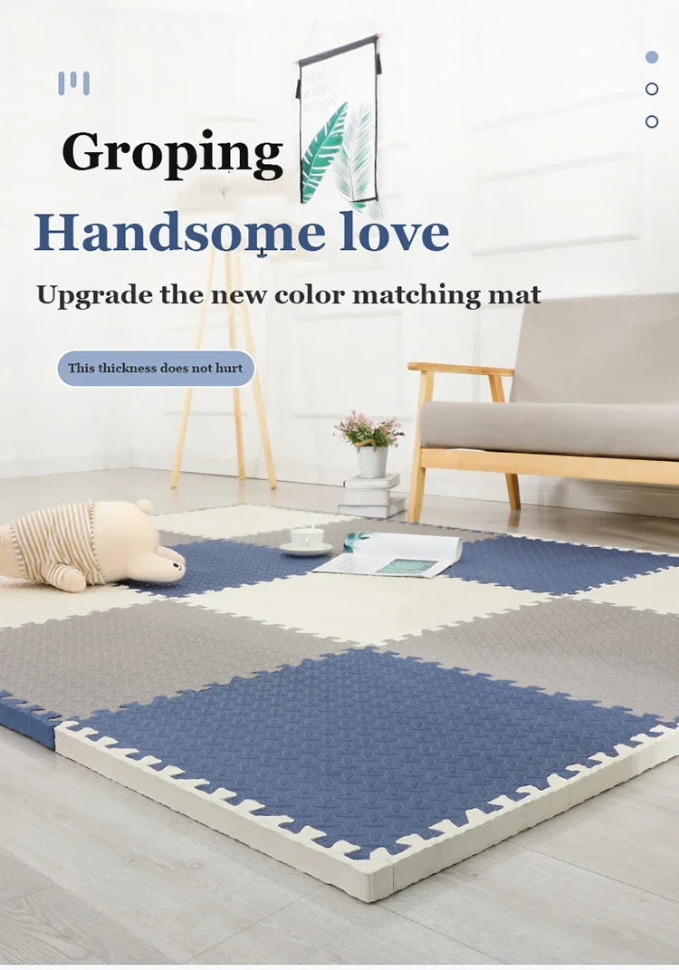 8-16pcs Baby Puzzle Floor Kids Carpet Bebe Mattress EVA Foam Baby Blanket Educational Toys Play Mat for Children 30x1cm by Smarsty