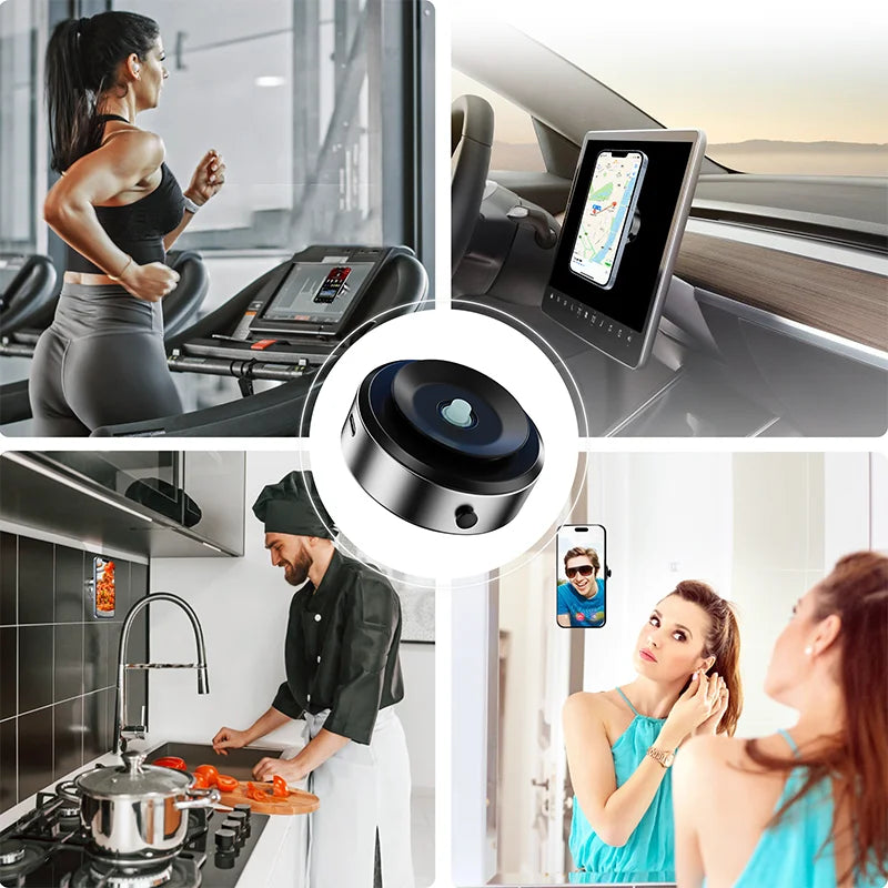 Car Phone Holder Magnetic Vacuum Adsorption Stable - Smarsty