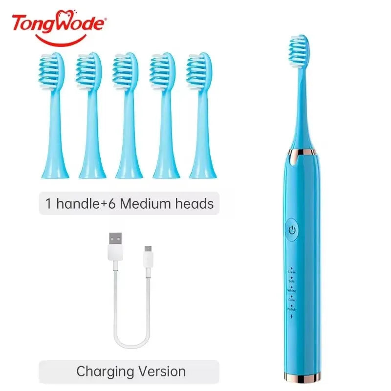 Tongwode Electric Sonic Toothbrush for Deep Cleaning and Whitening - Smarsty