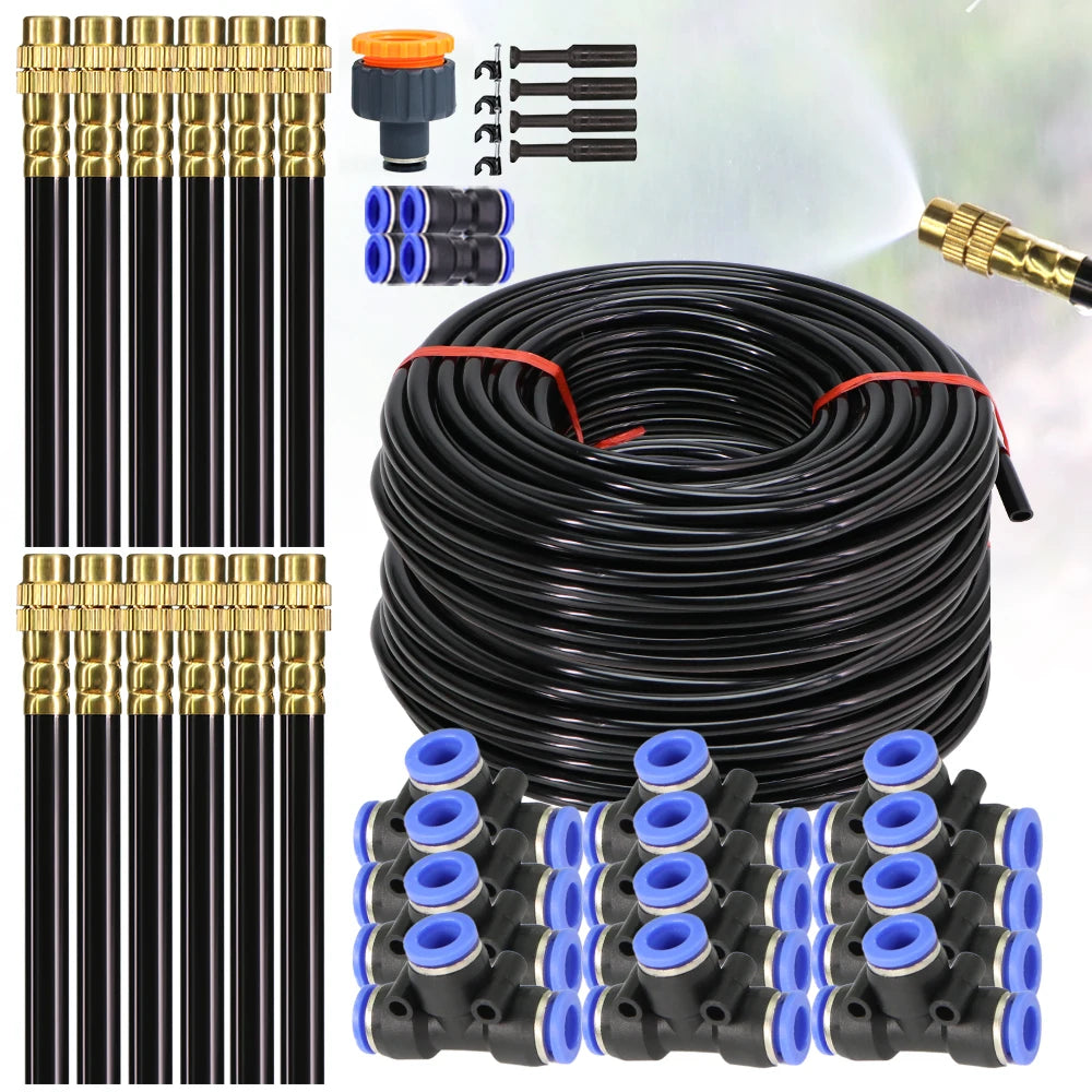 DIY Misting Cooling System for Garden Irrigation - Smarsty