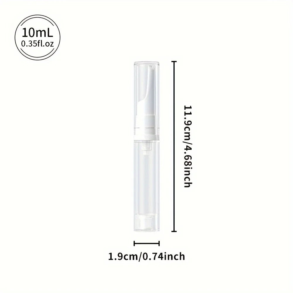 Clear Airless Foundation Dispenser Travel Bottles Set - Smarsty