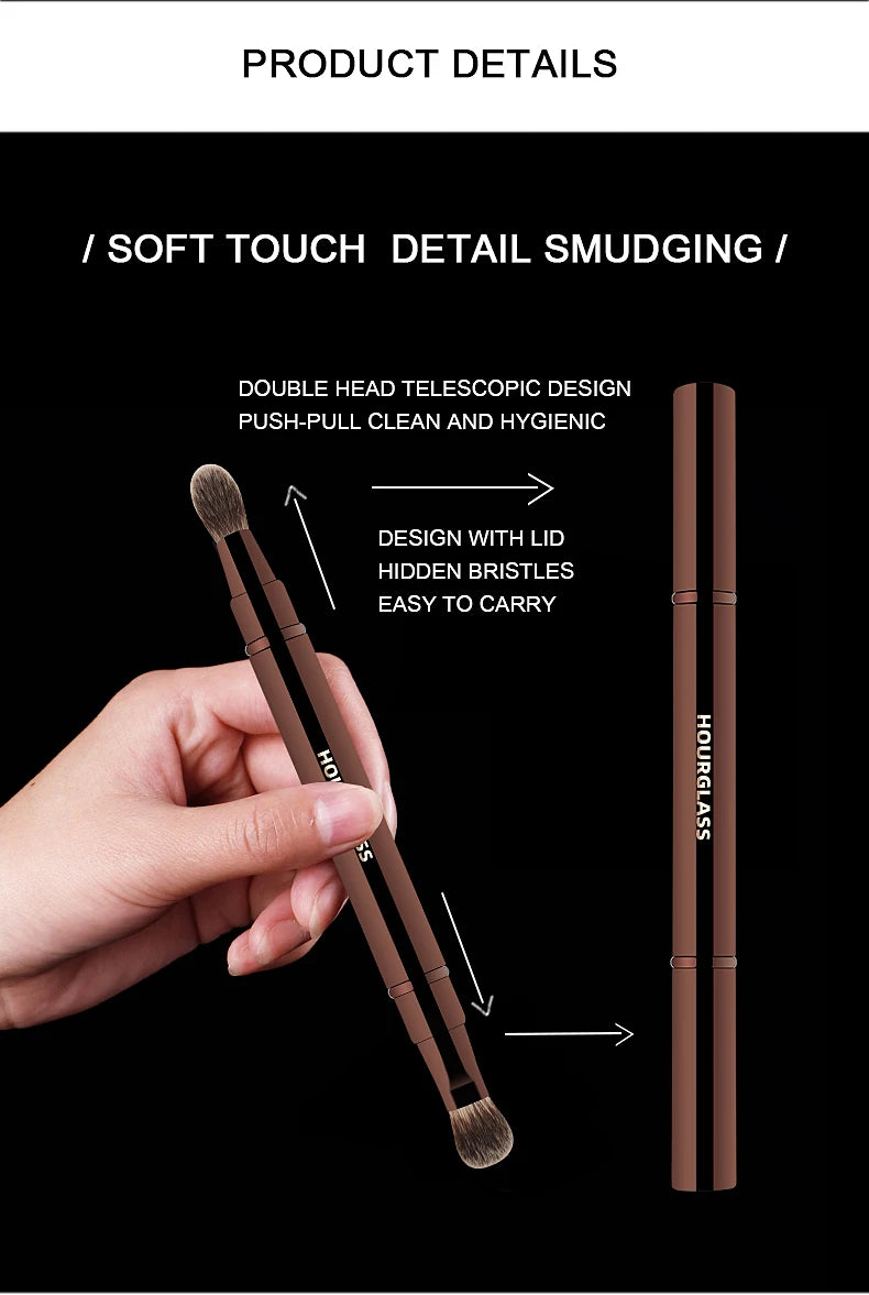 Hourglass Retractable Eyeshadow Brush for Flawless Application - Smarsty