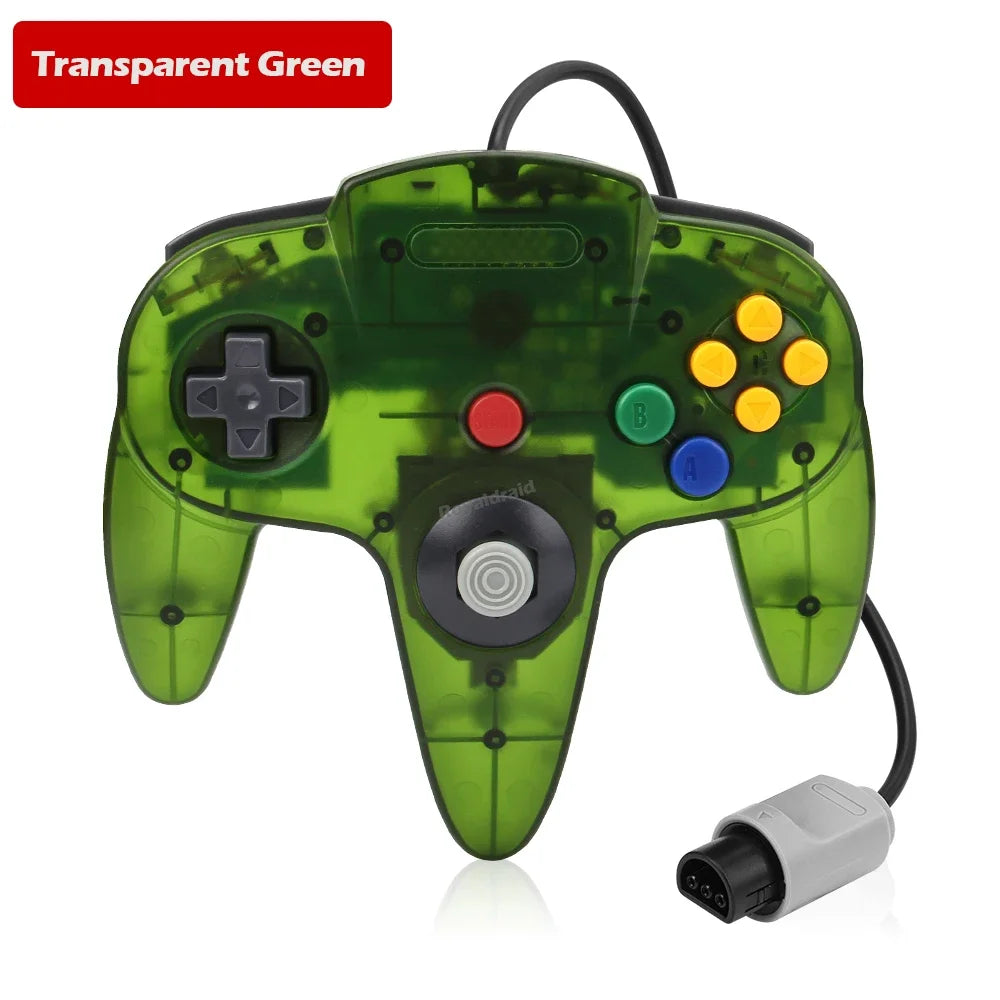 N64 Classic Wired Gamepad Controller With 8 Color Options - Smarsty