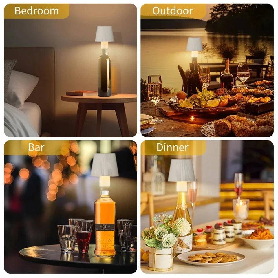 Rechargeable LED Desk Lamp with Touch Dimming Feature - Smarsty