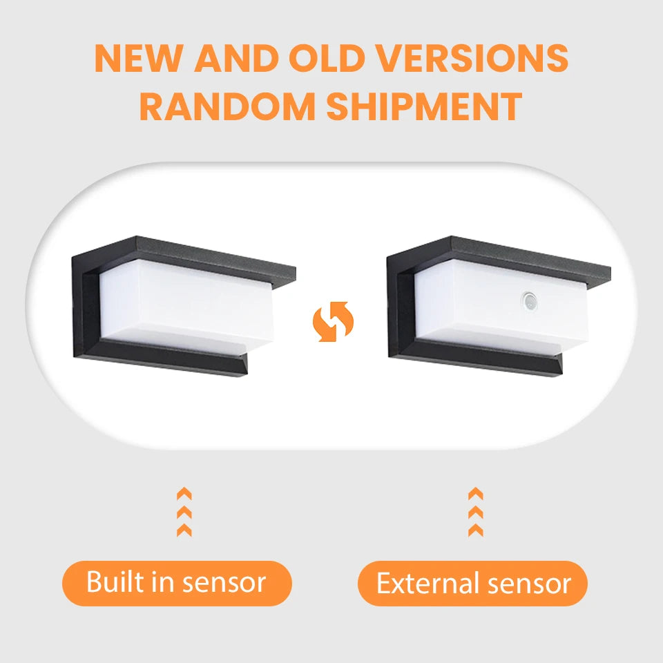 LED Wall Light With Motion Sensor For Outdoor Use - Smarsty