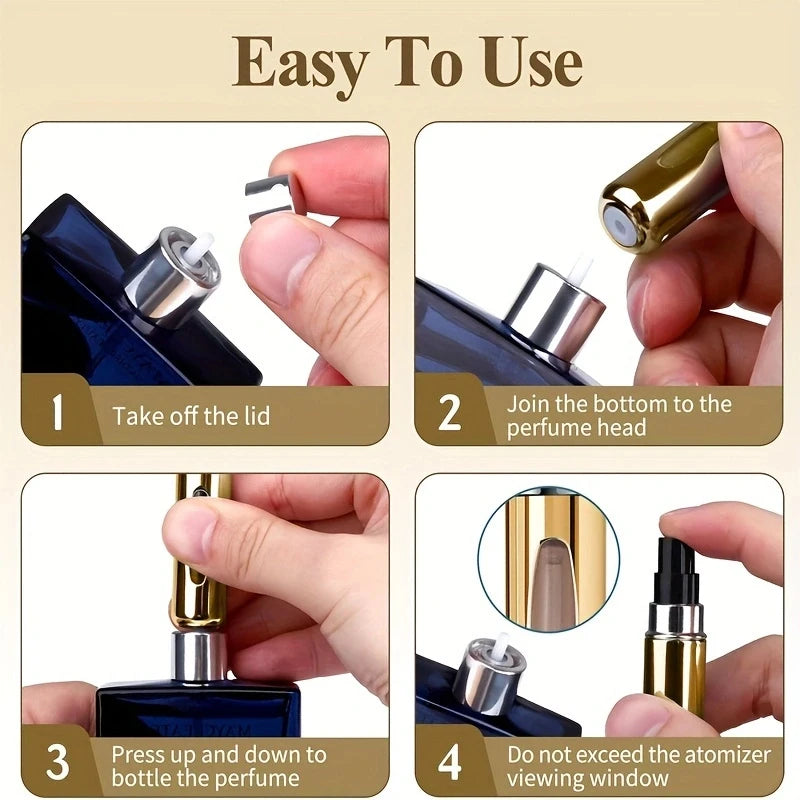 Travel Size 5ml Portable Spray Bottles Set - Smarsty