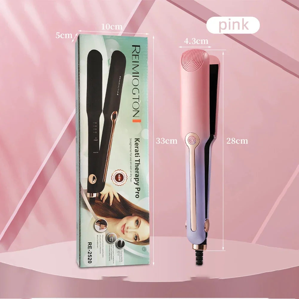 Negative Ion Ceramic Hair Straightener with Adjustable Temperature - Smarsty