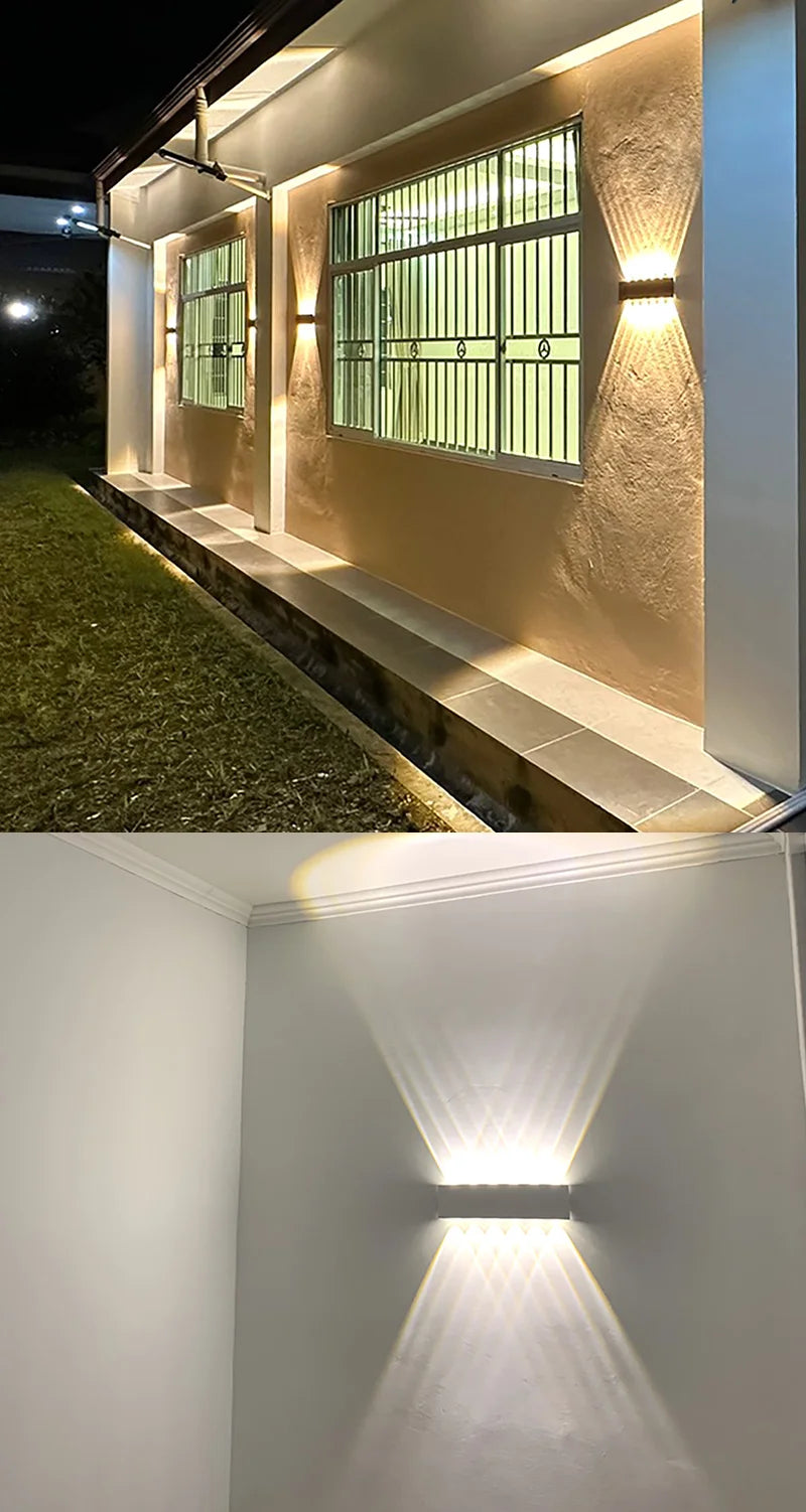 Waterproof Aluminum LED Wall Lamp for Indoor and Outdoor Use - Smarsty