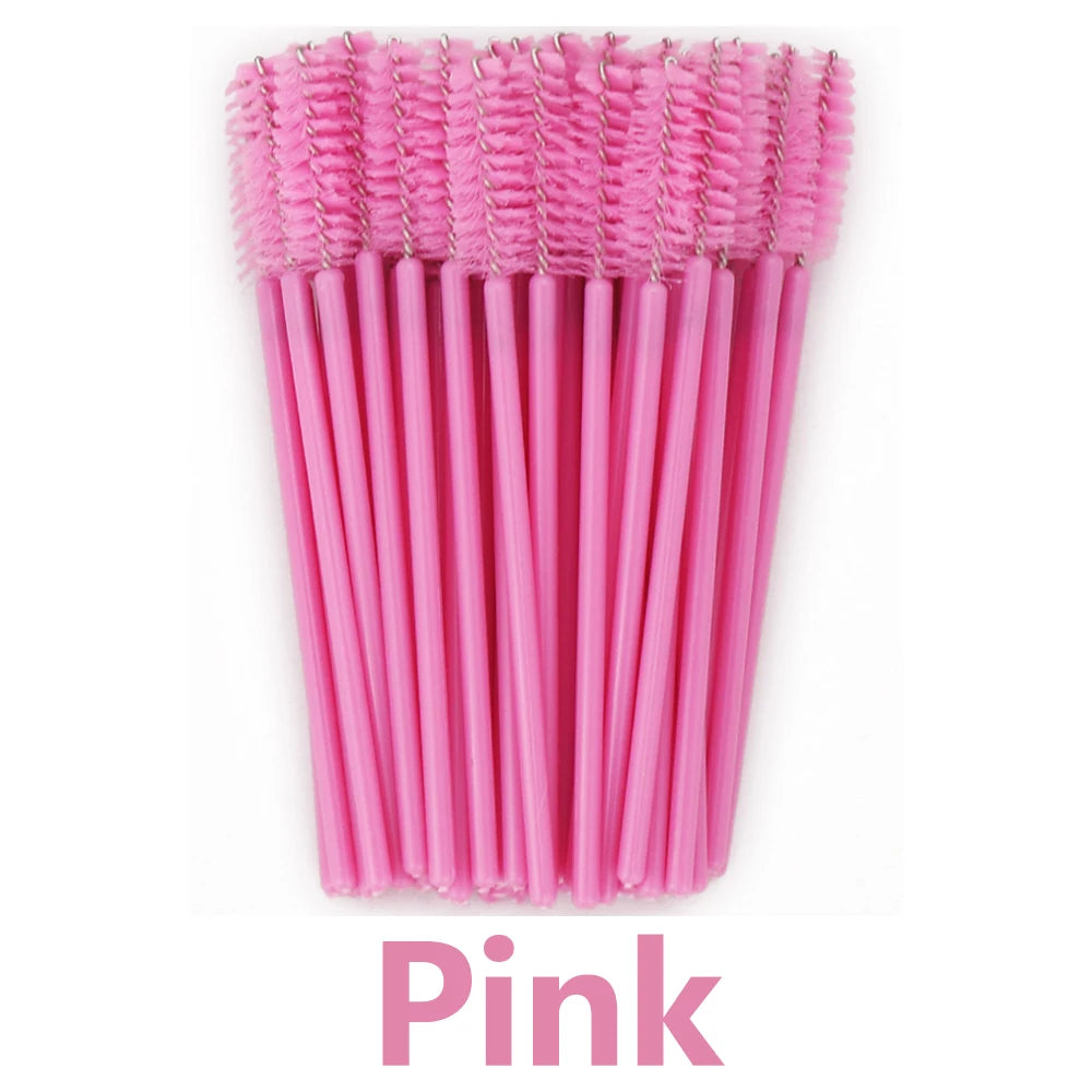 50Pcs Disposable Eyelash Brushes for Makeup Application - Smarsty