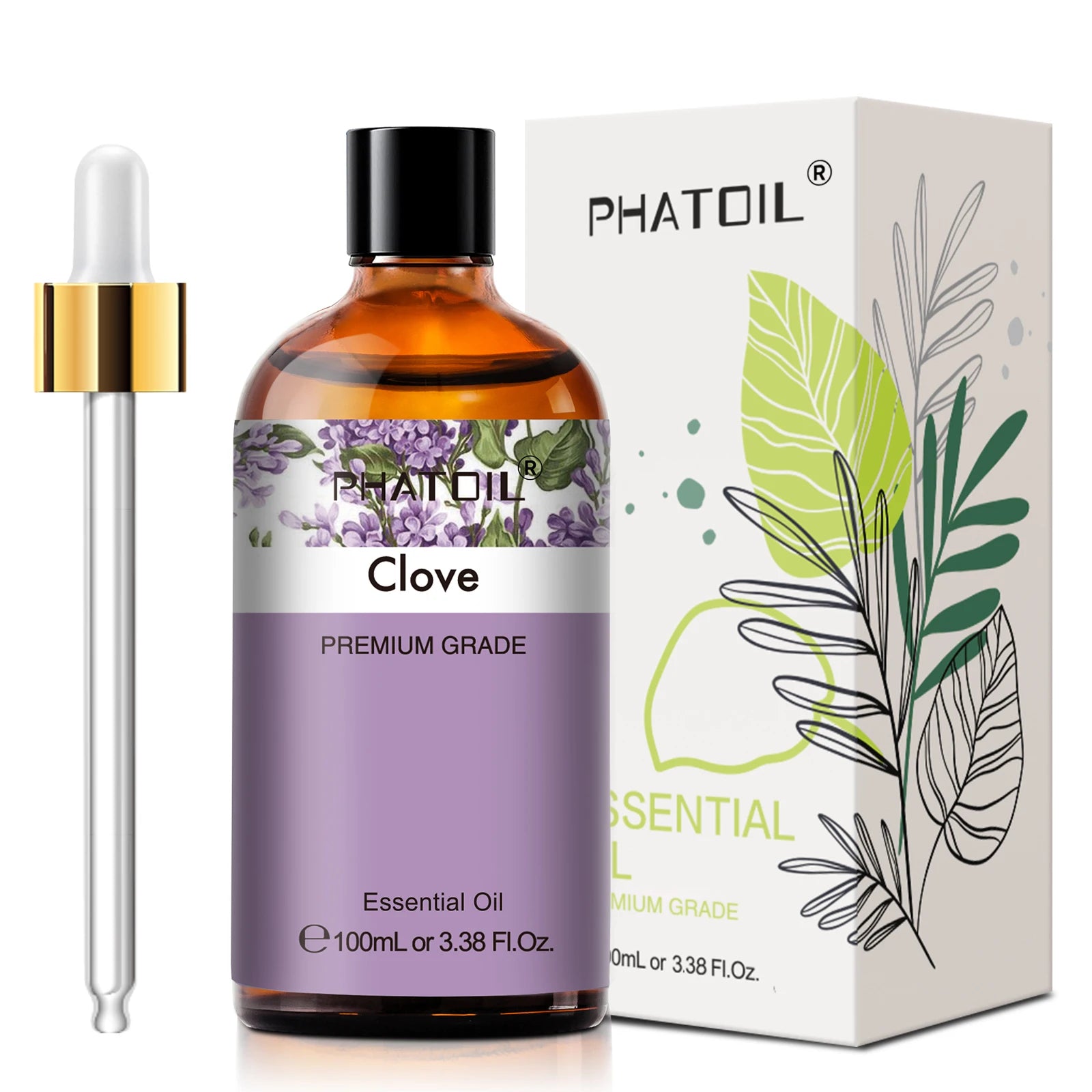 PHATOIL 100ml Essential Oil Set for Aromatherapy Diffusers - Smarsty