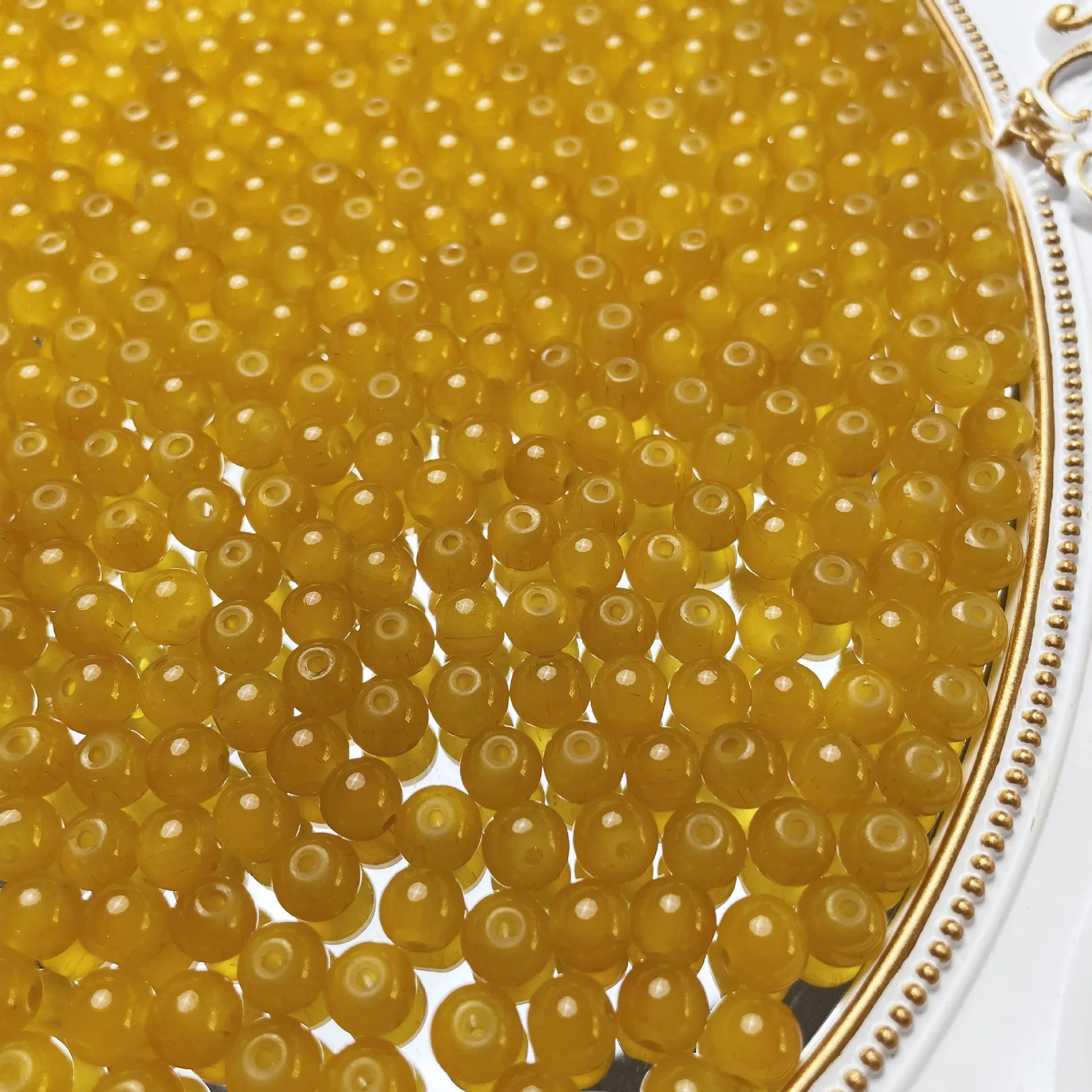 8mm Multicolor Glass Beads for Handmade Jewelry - Smarsty