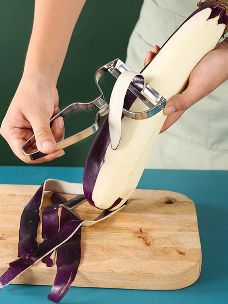 Peeler Vegetables Fruit Stainless Steel Knife Cabbage Graters Salad Potato Slicer Kitchen Accessories Cooking Tools Wide Mouth by Smarsty