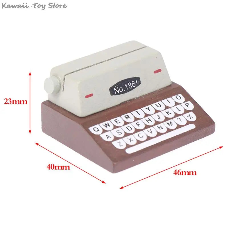 Miniature Dollhouse Furniture Set For Dolls House Mini Toy Kit Accessories TV Kitchen Home Fridge Kids Pretend Play Diy Figurine by Smarsty