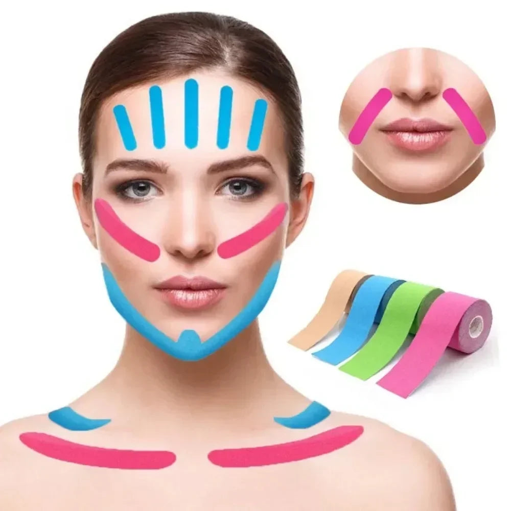 Kinesiology Tape for Instant Face and Neck Lift - Smarsty
