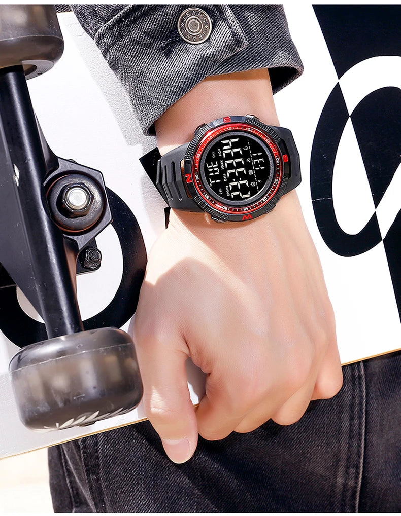 SANDA Military Sport Digital Watch Waterproof and Shockproof - Smarsty