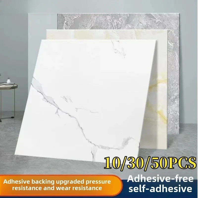 Thickened Self-Adhesive Marble Tile Stickers for Home Decor - Smarsty