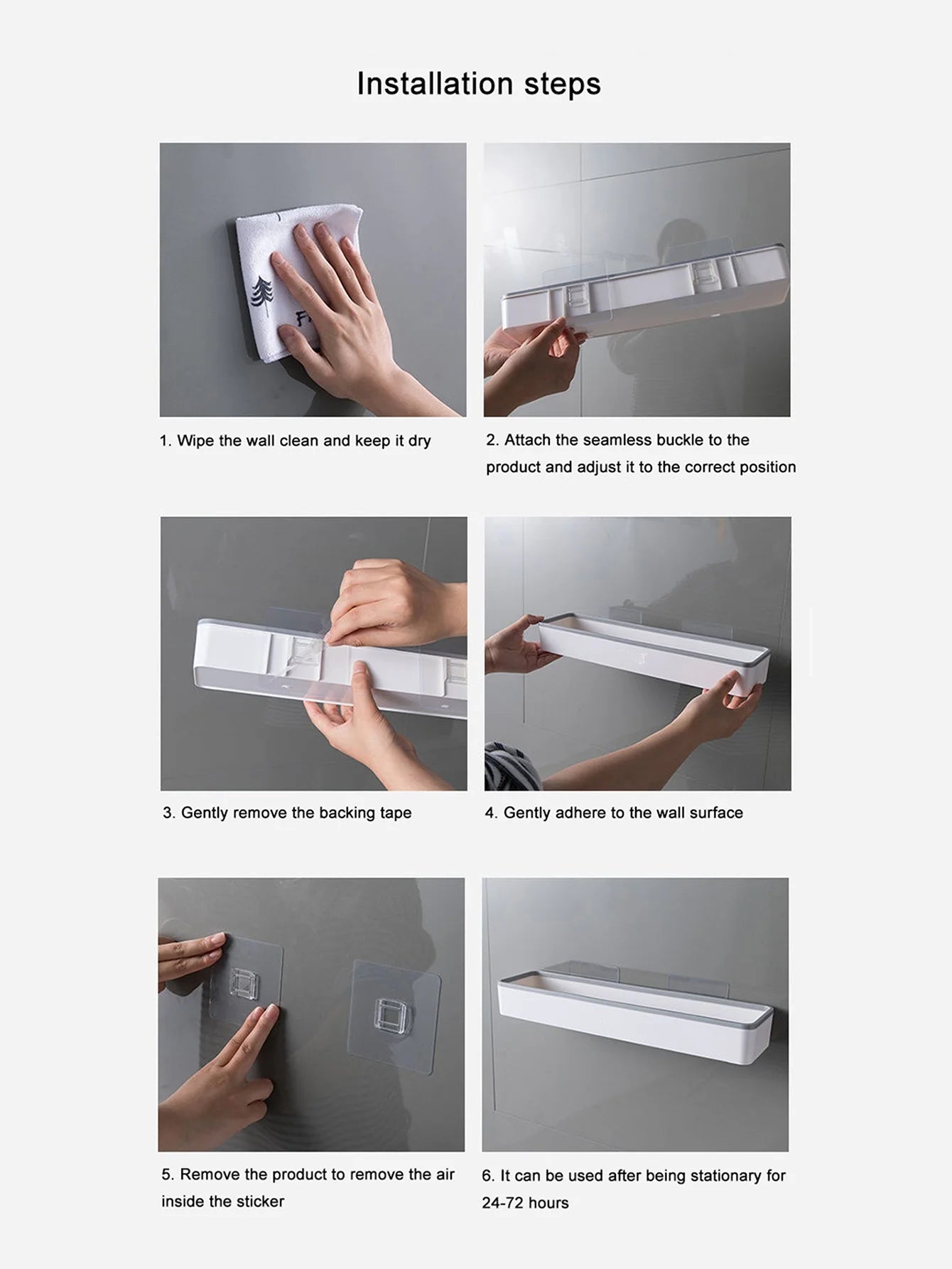 Wall Mounted Bathroom Storage Cabinet Organizer White Shelving Solution - Smarsty