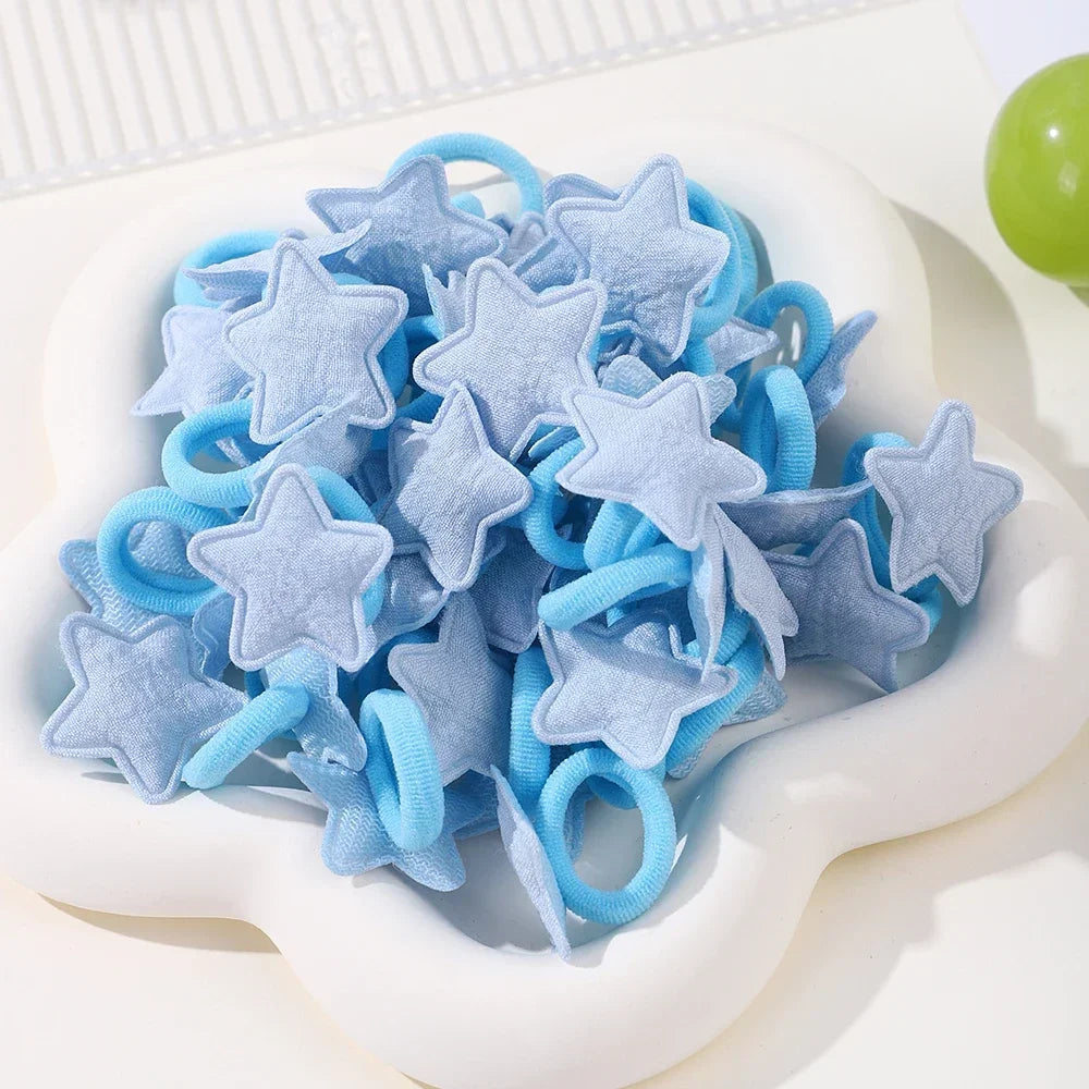 Cute Girls Hair Ties Soft No Harm Ponytail Holders 10Pack - Smarsty