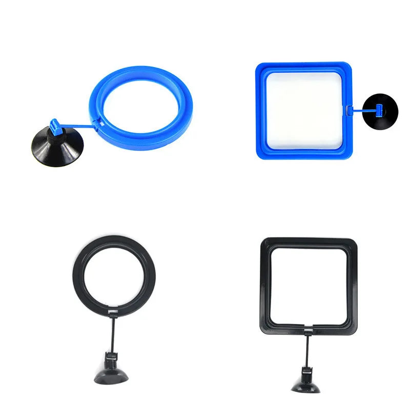 Portable Aquarium Fish Feeding Ring with Suction Cups - Smarsty