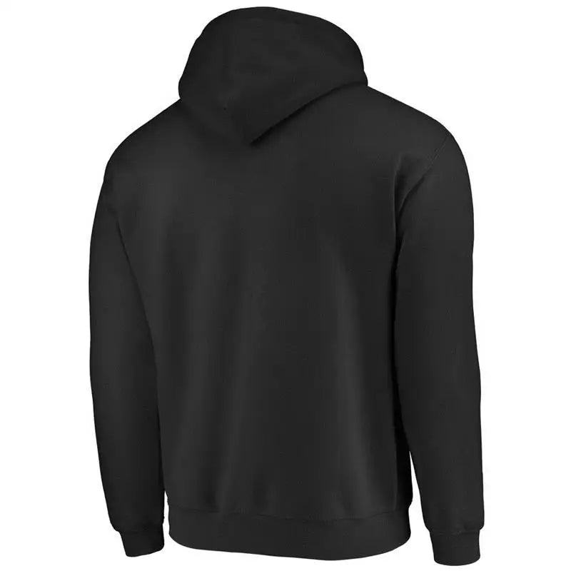 Autumn Winter Men Fleece Warm Mens Sweatshirt Casual Solid Color Streetwear Pullovers Sport School Fashion Hot Sale Hoodies - Smarsty