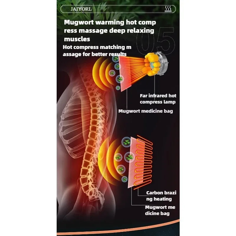 Electric Full Body Massage Mattress With Heating Relaxation Feature - Smarsty