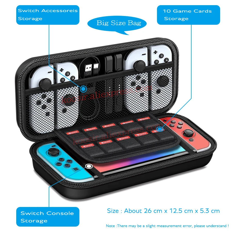 Nintendo Switch Portable Carry Case with Shockproof Protection - Smarsty