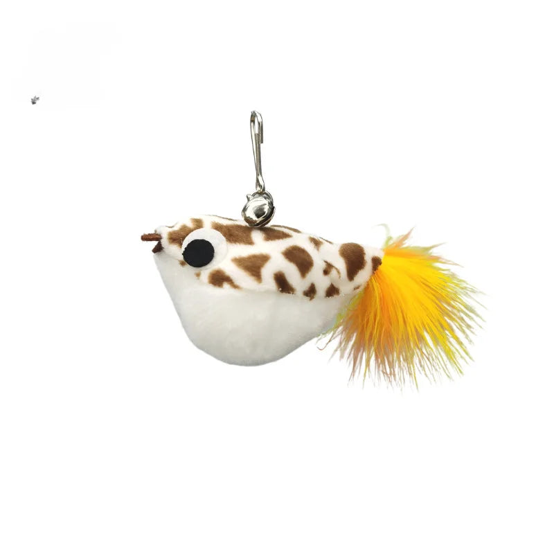 Interactive Cat Wand Toy with Suction Cup and Bell - Smarsty